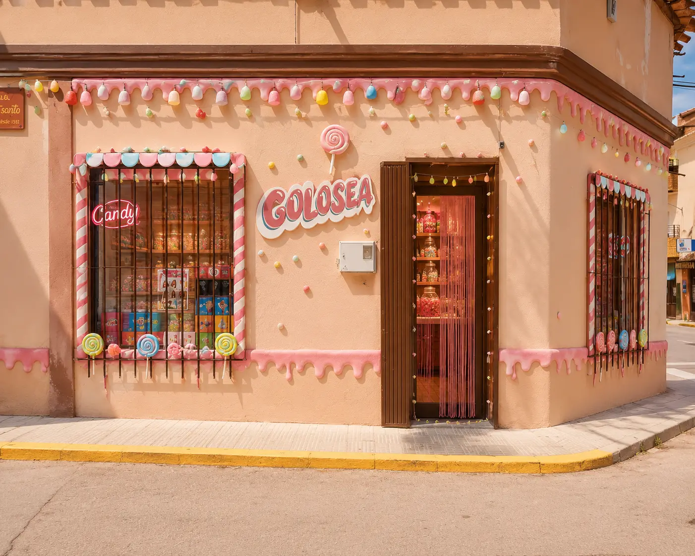 Fachada de la tienda Golosea en El Bonillo
